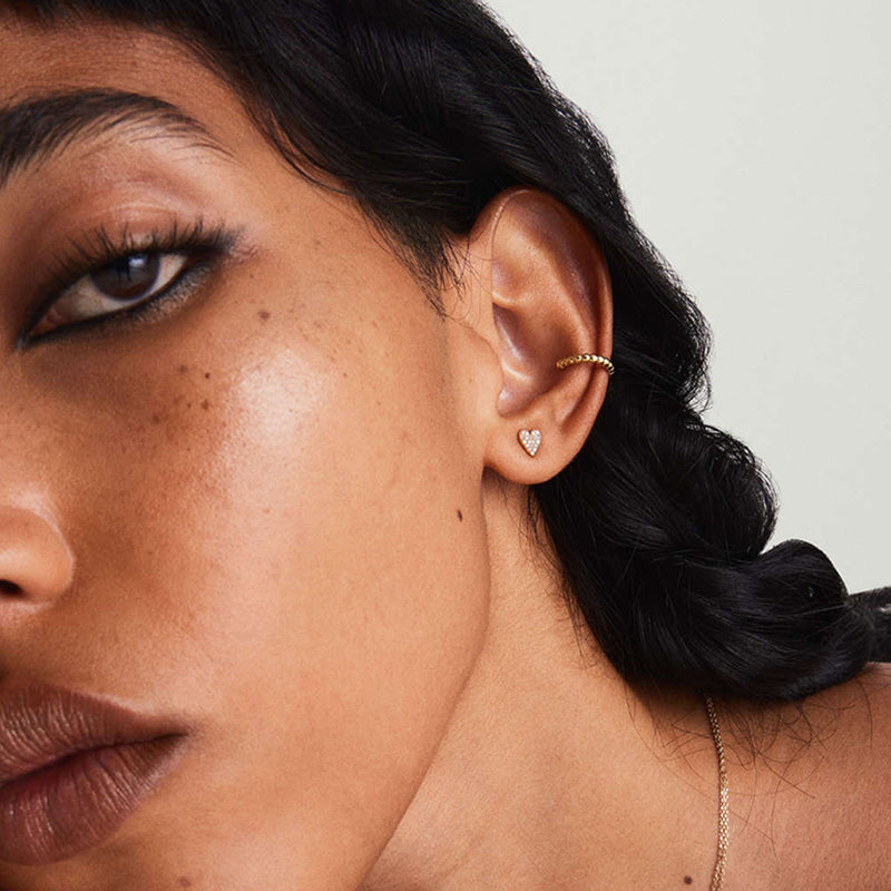 Heart Stud Earrings