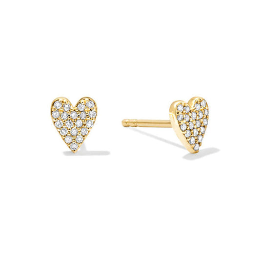 Heart Stud Earrings