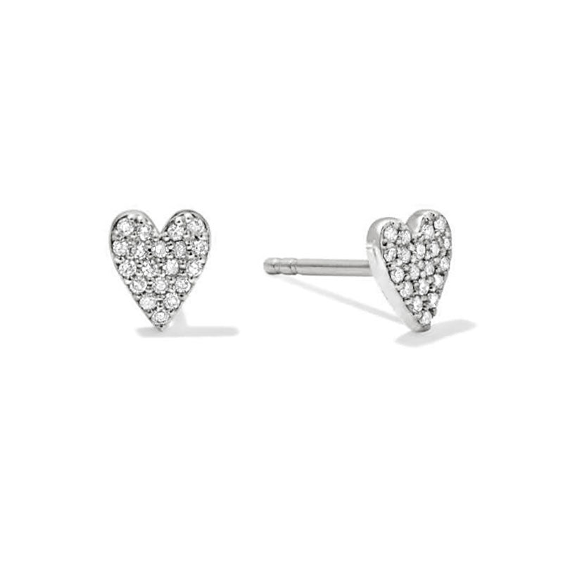 Heart Stud Earrings