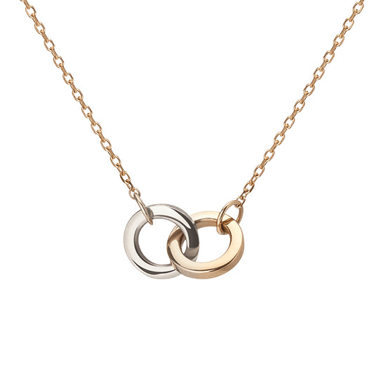 Interlinked Spheres Chain Necklace