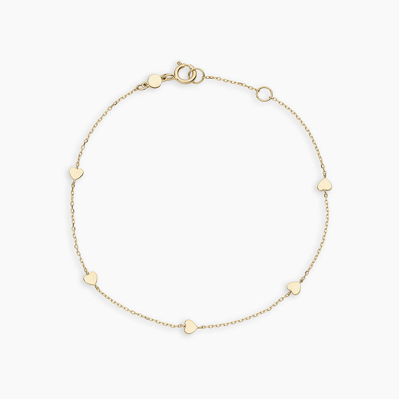 Heart Chain Bracelet