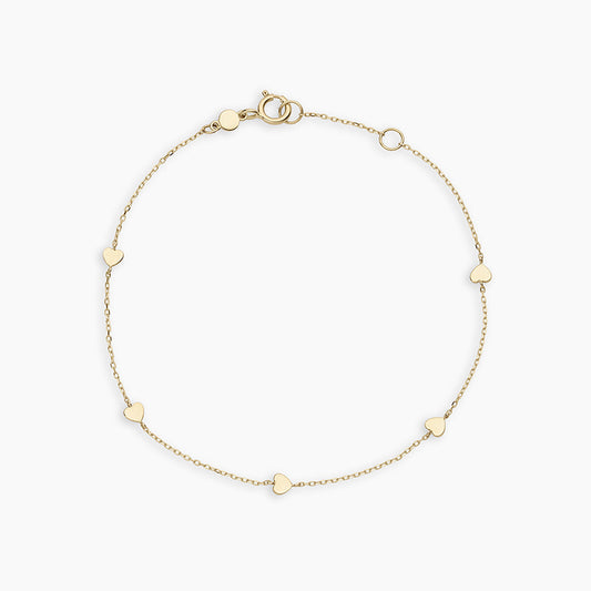 Heart Chain Bracelet